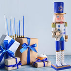 Blosssound 16" Hanukkah Nutcracker Decorations Wooden Figure, Star of David - Image 4