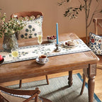 Patdrea Designer Elegant French Linen Table Runner,12"X102"-Ivar B - Image 6