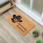 Cat Wearing Cowboy Hat Meowdy Partner Welcome Doormat, 23.6 x 15.7 Inch, Coir with PVC Backing, Non-Slip, Water-Resistant, Modern Style, Small Size - Image 2