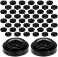 50 Pcs Black Miniature Flag Stand 0.24 Inches Hole Diamete Plastic Small Banner Stand Mini Flag Holder Base for Desk Garden Table Stick by CONEHOY