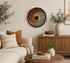 Handwoven African Basket Bowl for Fruits Wall Decor 10in diameter - Image 5