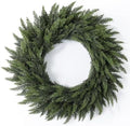 32'' Extra Large Cedar Wreath for Front Door, Faux Christmas Door Wreath by UAPINO