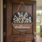 17.7" 3D Welcome Sign for Front Door Wall Hanging Decor for Home - Image 2