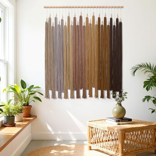 Macrame Wall Hanging Large Boho Home Decor Aesthetic Modern Chic Wall Art - Image 5