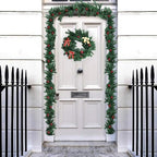 Outroad 9 ft Christmas Garland Soft Greenery Twist Wreath Artificial Ivy Non-Lit Green Garland, for Holiday Season Outdoor Indoor Party Decorations (10 Pack) - Image 4