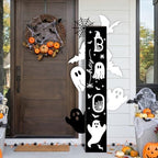 47" Double Side Fall Porch Sign Halloween Boo Porch Decor - Image 4
