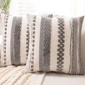 Boho Throw Pillow Covers Decorative Neutral Farmhouse Pillow case by Unknown