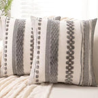 Boho Throw Pillow Covers Decorative Neutral Farmhouse Pillow case by Unknown