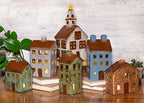 Mark Feldstein Village Houses & Church LED Tea Light Figurines, 12 Pc - Image 6