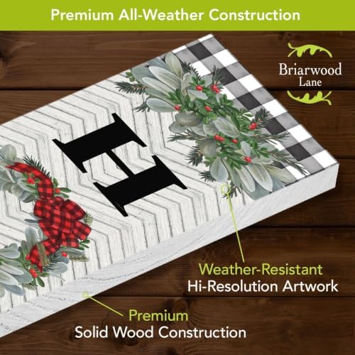 Briarwood Lane Fall Double Sided Reversible Pine Porch Leaner 47x9.5 Pumpkins Wreath For Fall Porch Leaner - Image 6
