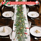 Artgar Christmas Cedar Garland, 6 Ft Prelit Christmas Garland - Image 6