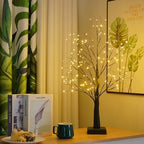 PXBNIUYA 144 LED Artificial Tree Lamp with Timer,DIY Birch Tree LED Lights by PXBNIUYA