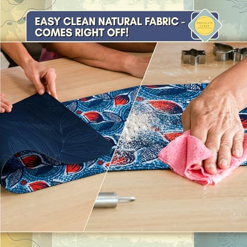 Trivet Table Runner - Heat Resistant 350F, Waterproof, Reversible for Hot Dishes, Plates & Pots (Tulip Garden 48 inch) - Image 7