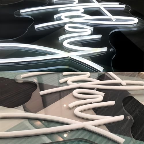 Happy Birthday LED Neon Signs Transparent Acrylic Lights Decor for Wedding Birthday Party Wall Home Bedroom Room Art Decoration with USB Light Modulator 5V - Image 4