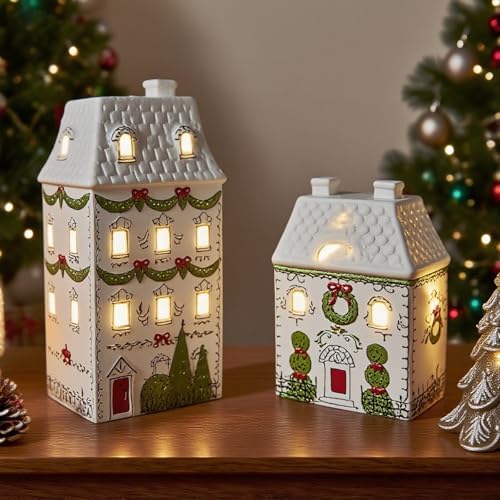 Cynkeyee Village-House Christmas Party Decorations - 6IN - Image 5