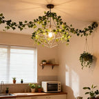 ucky 8Pack Total 48FT Green Fake Vines Ivy Leaves Vines for Bedroom Greenery Garland Fake Leaves Leaf Wall Decor Faux Hanging Vines Plants Outdoor Garland - Image 6