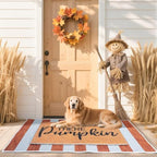 2 Pcs Fall Doormat Hey There Pumpkin Door Mat forOutdoor - Image 2