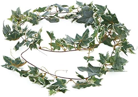 Factory Direct Craft 18 Feet of Artificial Variegated Flocked Ivy Garland for Home Decor, and Displaying by FactoryDirectCraft