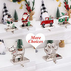 Christmas Stocking Holders for Fireplace Mantle Dog Paw Mantle Stocking Hangers Sliver Sturdy Stocking Hook for Tables Window Fireplace Home Decoration (1,Dog Paw) - Image 6