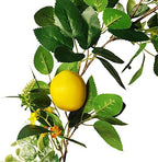 IUIBMI 6 Feet Artificial Lemon Garlands Spring Fruit Garland with Lemons Artificial Lemons Vines Garland for Front Door Home Kitchen Party Wedding Decor, Yellow, 1.85m/6ft - Image 4