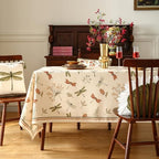 ISAENNE Designer Rectangular Elegant Classic Tablecloth,87"x55" - Image 2