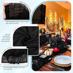 18 Pack Cheesecloth Table Runner 10FT Black Table Runner Boho Gauze Cheese Cloth Table Runners Long Rustic Sheer Table Decorations for Wedding Party Baby Bridal Shower Birthday Holiday Home - Image 3