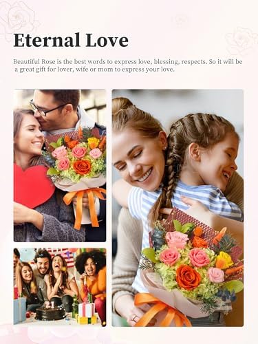Preserved Flowers Bouquet, Forever Flowers for Delivery,Eteranl Roses - Image 4