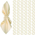 Gold Napkin Rings - 72 PCS Metal Spiral Napkin Rings(Spiral) by FORESRUM