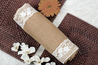 MDS 10 PCS 100% Natural Burlap Table Runners 12" x 108" with Lace, Rustic Farmhouse Country Vintage Boho Jute Runner for Wedding Reception Birthday Party Home Kitchen Dining Coffee Table Decoration - Image 7