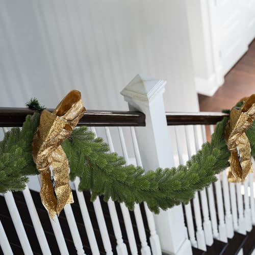 Lyrow 4 Pcs Christmas Pine Greenery Garland, Artificial Pine Garland - Image 5