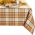 Threadmade Russet Harvest Woven Plaid Tablecloth, Multicolor - 60"W x 120"L by ElreneHomeFashions