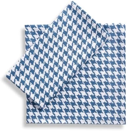 FINGERCRAFT Cloth Napkins Set of 12, 100% Cotton, 20x20 Inch, Stellar - Image 3