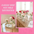 33pcs Glass Small Bud Vases Set - 9 Styles Clear Bud Vase - Image 4