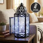 Vela Lanterns Decorative Indoor Fairy Light Candle Holder, Clear, L, 6-Pack - Image 5