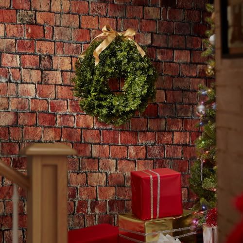 Casafield 30" Fir Artificial Christmas Wreath Holiday Décor, 220 PVC Tips for Front Door, Window, or Mantel - Image 5