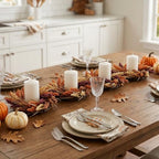 Harvest Mini Fall Wreath, 4 Pack 12in Rustic Thanksgiving Wreath - Image 4
