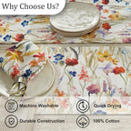 Park Designs Enchantment Napkin Set of 4, Floral - Image 5