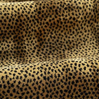 Velvet Cutting Jacquard Throw Pillow Covers Black Camel 24" x 24" Set of 1 - Image 5