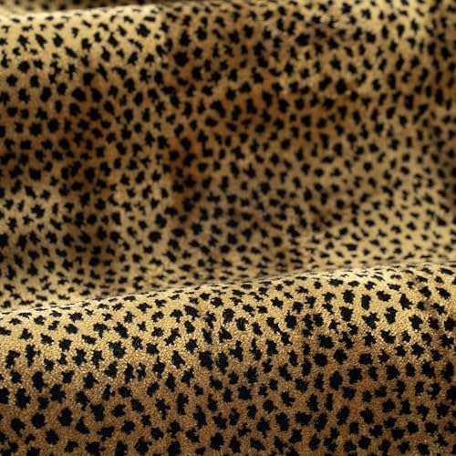 Velvet Cutting Jacquard Throw Pillow Covers Black Camel 24" x 24" Set of 1 - Image 5