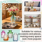 Yaomiao 30 Pcs Glass Bud Vases Centerpieces, Color Gradient Series - Image 3