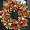 24 Inch Fall Wreath with Berries Eucalyptus for Front Door by Egolot
