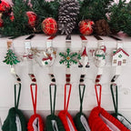 Christmas Stocking Holders Set of 7, Christmas Stocking Holders for Mantle Set of 7, Fireplace Stocking Hangers 7 Pack, Stocking Stand, Farmhouse Rustic Xmas Decorations for Home Indoor - Image 6