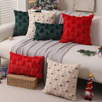 Allorry Christmas Pillow Covers 26x26 inch Set of 2 Christmas Decorations Soft Plush Faux Fur Wool Green Christmas Tree Throw Pillow Cases Winter Holiday Decor for Sofa Living Room PT002A26 - Image 5