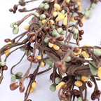 Factory Direct Craft Rich Coffee Bean Pip Berry Garland Pip Berries Garland in Warm Autumn Colors for Fall Decorations, Autumn Weddings and Thanksgiving Displays - Image 3