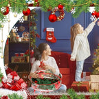 Shappy 4 Pcs 36 Inch Clear Wreath Storage Bags PVC Waterproof, Red - Image 5