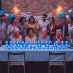 Ganeen 8 Pcs Hanukkah LED Letter Lights Battery Powered Blue Marquee Sign - Image 5