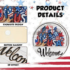 Yousoontic Interchangeable Welcome Sign,Classic Color,Welcome - Image 5