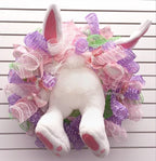 Craig Bachman 3-Piece Easter Bunny Wreath Decor Kit, 25-Inch Wired Bunny Ears and Bottom Set for Wreath Making, Easter Floral Components, HE7115 - Image 5