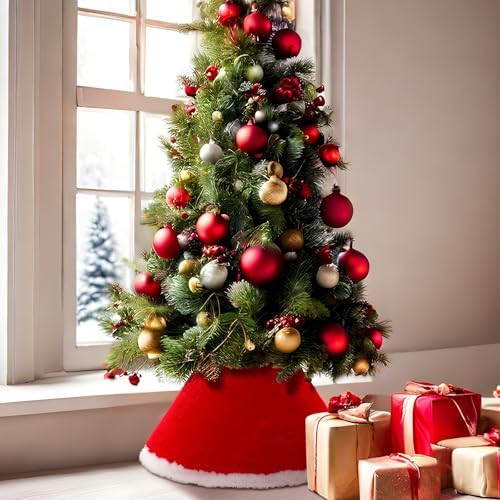 Teenyyou 3 Pcs Mini Christmas Tree Collar for 2-4 ft Mini Tree - Image 3
