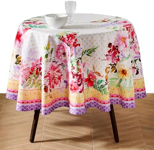 Maison d' Hermine Table Cloth Round Table 100% Combed Cotton 70" Diameter by MaisondHermine